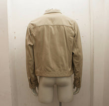 Load image into Gallery viewer, Beige Cotton Silk Twill Denim Style Jacket
